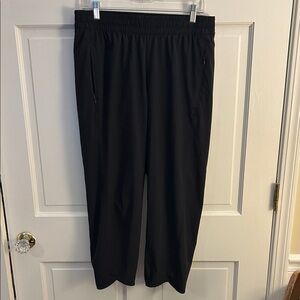 T by Talbots navy blue cropped pants